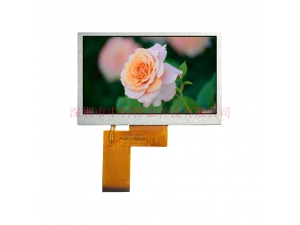 4.3寸显示屏 RGB接口 全视角 40pin 800×480分辨率 4.3寸TFT-LCD液晶模组